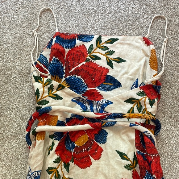 FARM Rio Pineapple Flowers Midi Dress, sz S - Picture 11 of 16